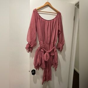 Sugar Thrillz Pink‎ Ruffled Dress